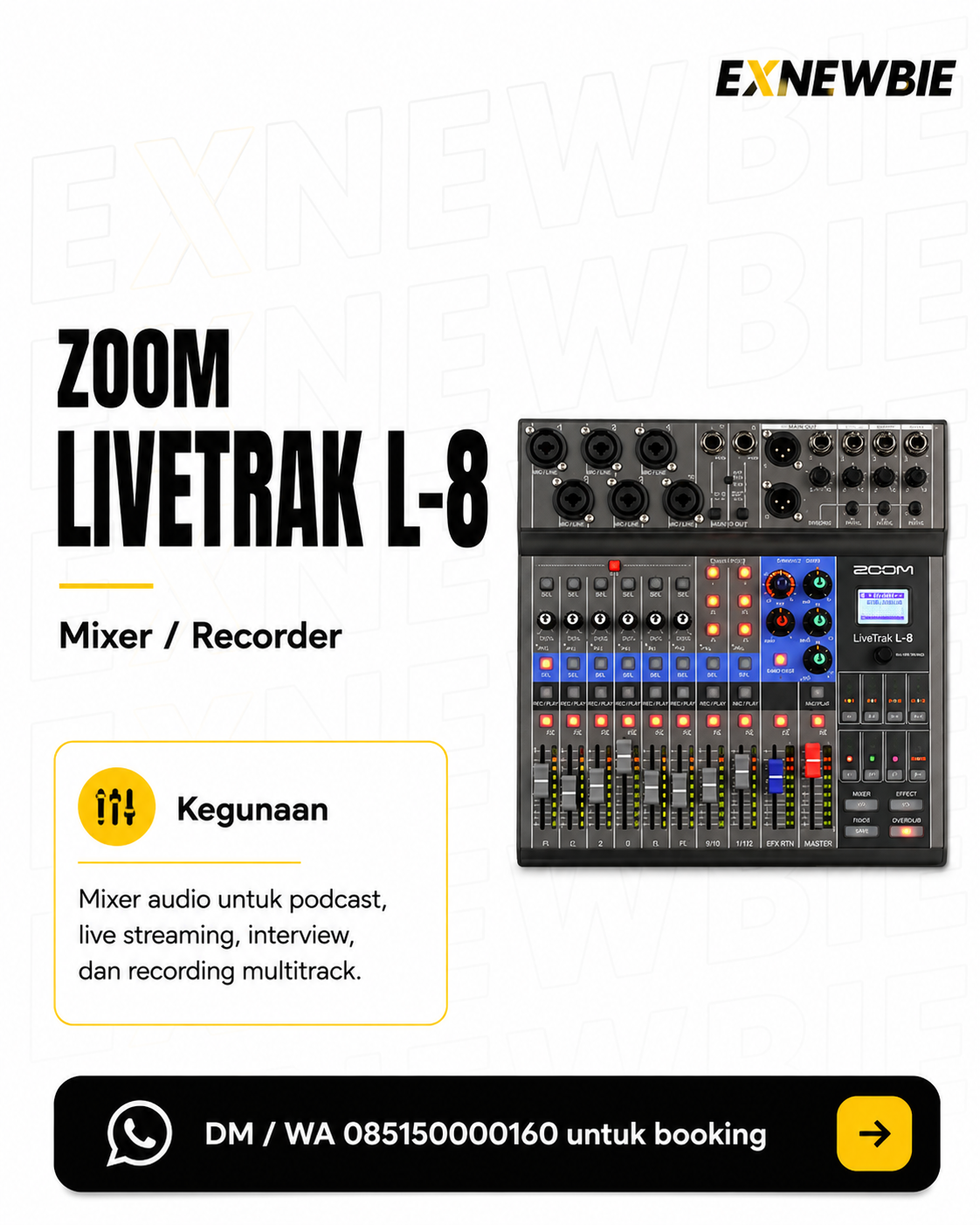 Zoom LiveTrak L-8